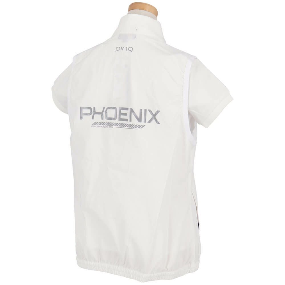 ピン PING　レディース ロゴプリント リップストップ ツインブルゾン 622-4120200　2024年モデル 詳細6