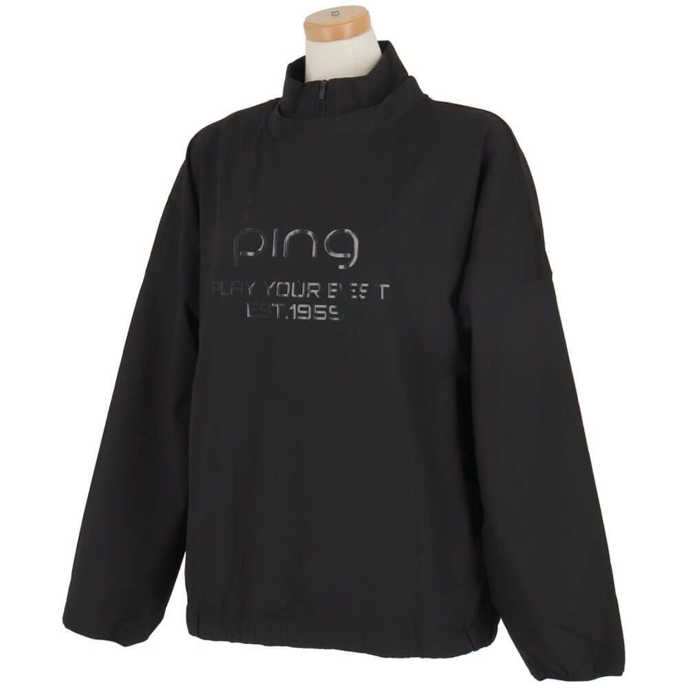 ピン PING　レディース ロゴプリント リップストップ ツインブルゾン 622-4120200　2024年モデル 詳細10