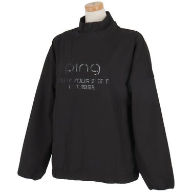 ピン PING　レディース ロゴプリント リップストップ ツインブルゾン 622-4120200　2024年モデル 詳細10