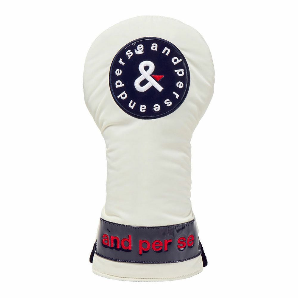 アンパスィ and per se　ドライバー用 ヘッドカバー AUS8325 10 ホワイト　2025年モデル 詳細1