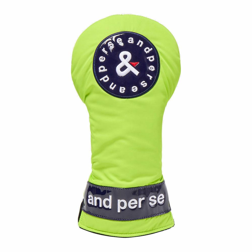 アンパスィ and per se　ドライバー用 ヘッドカバー AUS8325 63 ライム　2025年モデル ライム