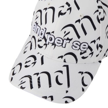 アンパスィ and per se　メンズ キャップ AMS8425 10 ホワイト　2025年モデル 詳細4