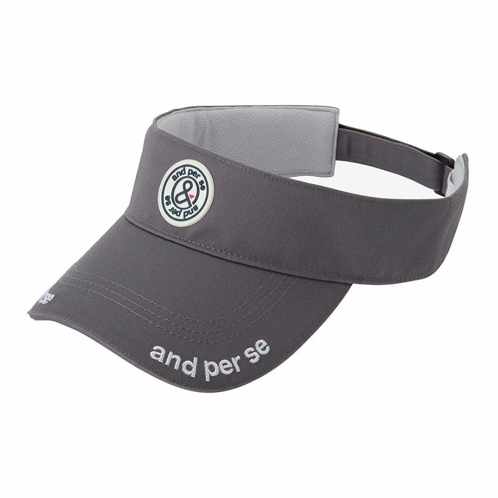 アンパスィ and per se　メンズ バイザー AUS8715 25 グレー　2025年モデル 詳細1