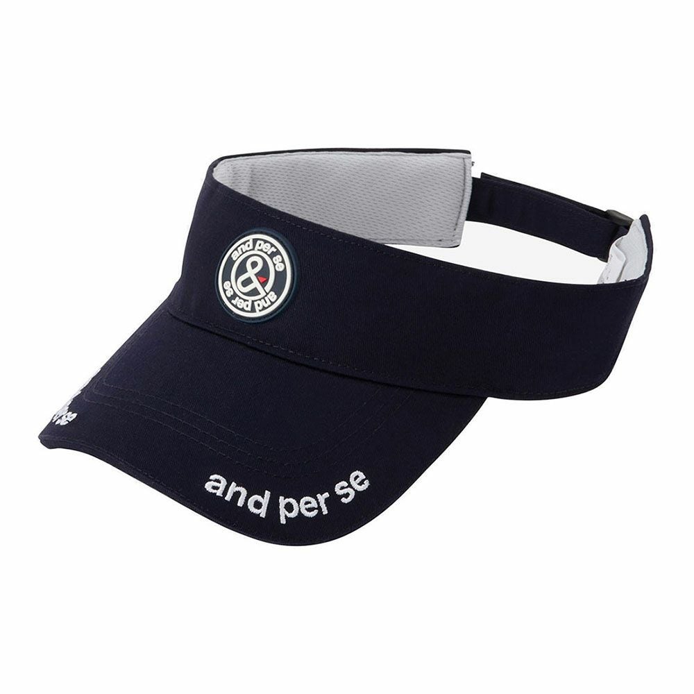 アンパスィ and per se　メンズ バイザー AUS8715 30 ネイビー　2025年モデル ネイビー