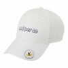 アンパスィ and per se　レディース キャップ AFS8415 10 ホワイト　2025年モデル ホワイト