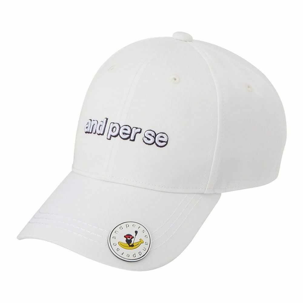 アンパスィ and per se　レディース キャップ AFS8415 10 ホワイト　2025年モデル ホワイト