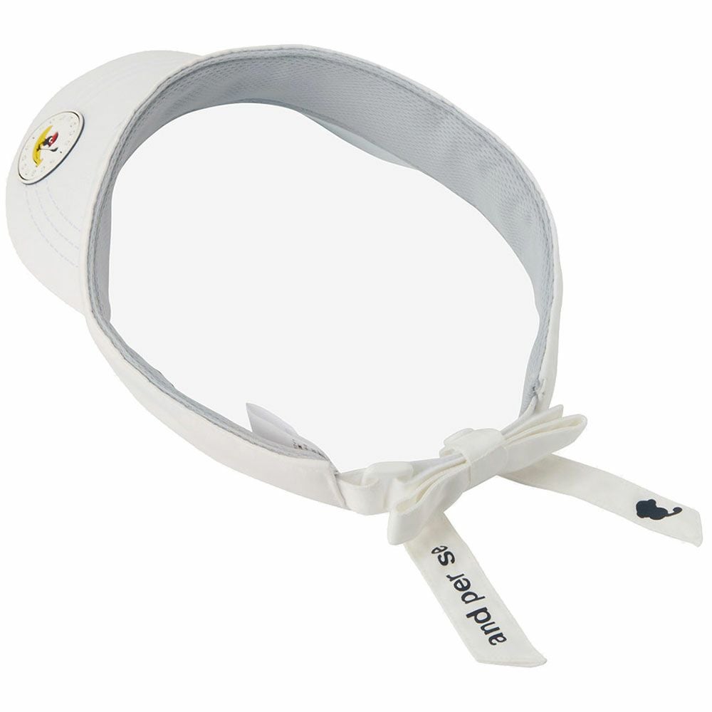 アンパスィ and per se　レディース バイザー AFS8715 10 ホワイト　2025年モデル 詳細3