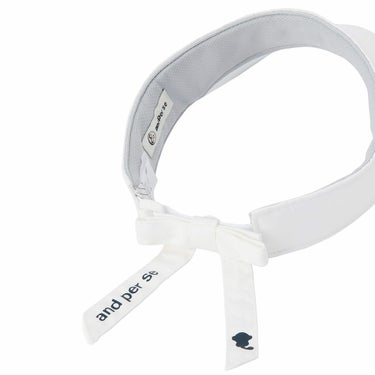 アンパスィ and per se　レディース バイザー AFS8715 10 ホワイト　2025年モデル 詳細5