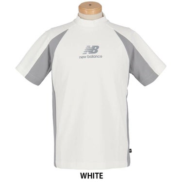 ニューバランスゴルフ　メンズ ロゴプリント 半袖 モックネックシャツ 012-5166001　2025年モデル 詳細4