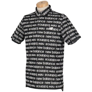 ニューバランスゴルフ　メンズ 総柄 半袖 ロゴボーダー ポロシャツ 012-5168002　2025年モデル 詳細3