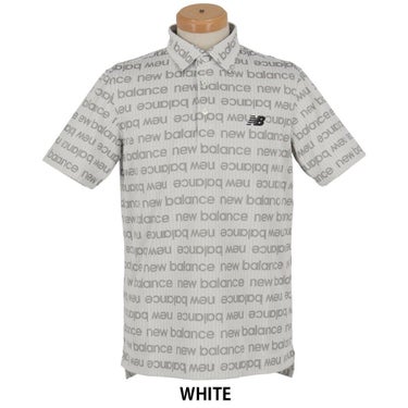 ニューバランスゴルフ　メンズ 総柄 半袖 ロゴボーダー ポロシャツ 012-5168002　2025年モデル 詳細4