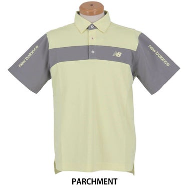 ニューバランスゴルフ　メンズ ラインデザイン 生地切替 半袖 ポロシャツ 012-5168003　2025年モデル 詳細4