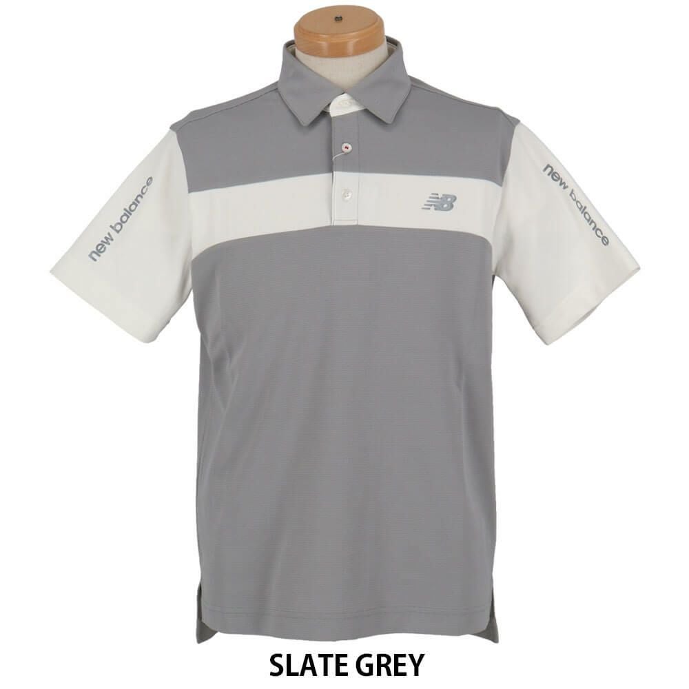 ニューバランスゴルフ　メンズ ラインデザイン 生地切替 半袖 ポロシャツ 012-5168003　2025年モデル 詳細7