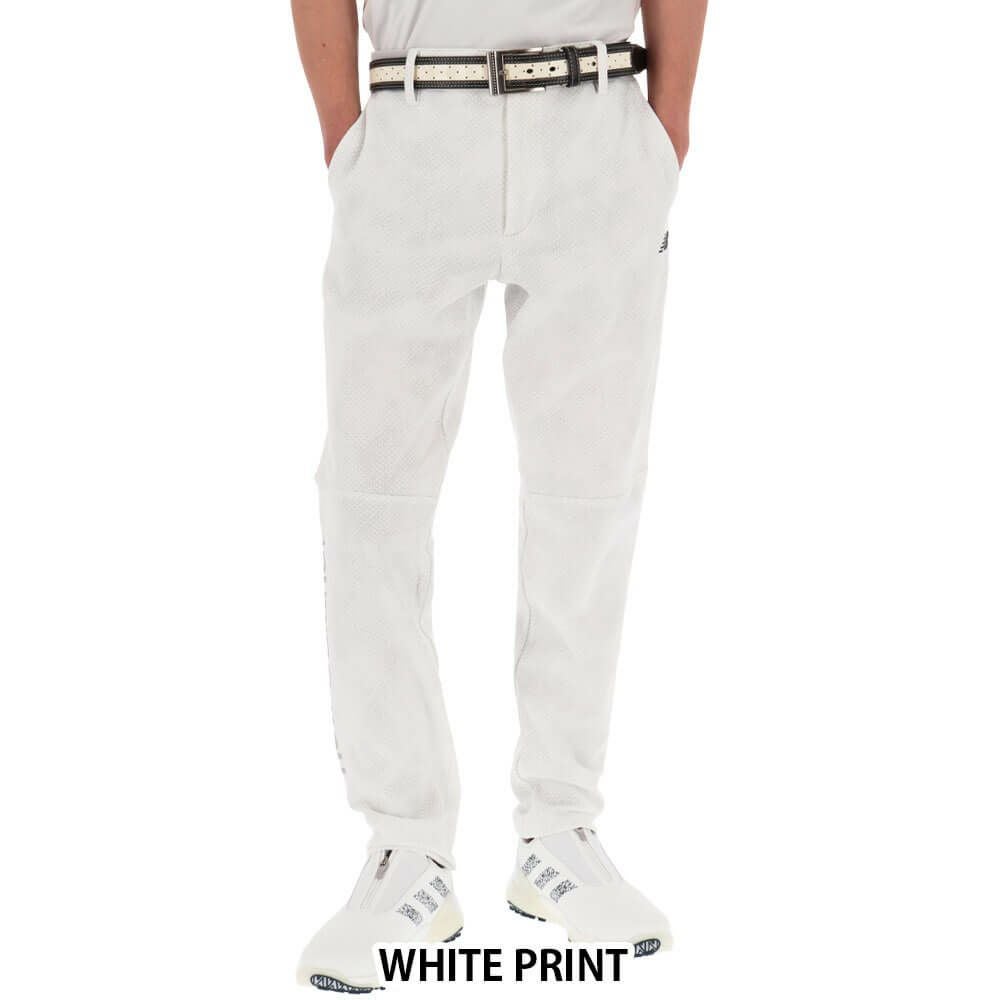 ニューバランスゴルフ　メンズ ロゴプリント スウェット テーパード ロングパンツ 012-5136003　2025年モデル 詳細1