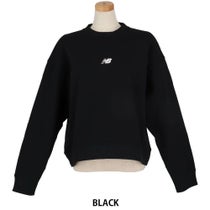 ニューバランスゴルフ　レディース ロゴプリント 長袖 スウェット クルーネック プルオーバー 012-5162502　2024年モデル