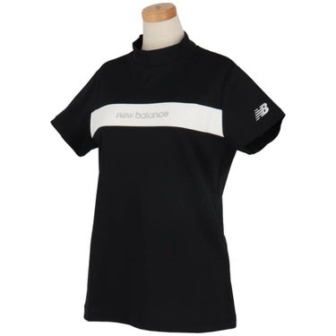 ニューバランスゴルフ　レディース ラインデザイン 半袖 モックネックシャツ 012-5166501　2025年モデル 詳細3