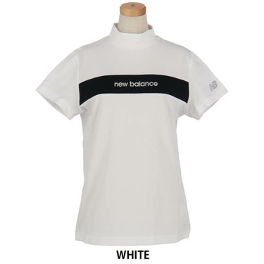 ニューバランスゴルフ　レディース ラインデザイン 半袖 モックネックシャツ 012-5166501　2025年モデル 詳細4