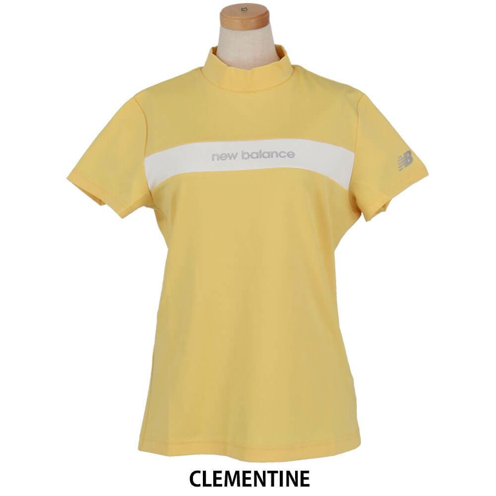 ニューバランスゴルフ　レディース ラインデザイン 半袖 モックネックシャツ 012-5166501　2025年モデル 詳細10