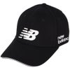 ニューバランスゴルフ　ロゴ刺繍 シックスパネル メンズ キャップ 012-4987005 010 BLACK　2025年モデル 詳細1