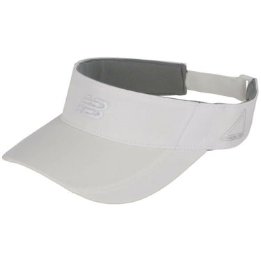 ニューバランスゴルフ　ロゴ刺繍 メンズ バイザー 012-5187003 030 WHITE　2025年モデル 詳細1