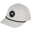 ニューバランスゴルフ　ロゴワッペン セミカーブド メンズ ブリムキャップ 012-5187004 030 WHITE　2025年モデル 詳細1
