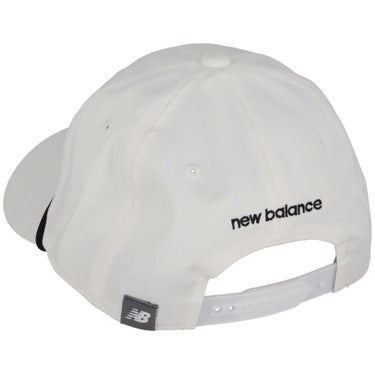ニューバランスゴルフ　ロゴワッペン セミカーブド メンズ ブリムキャップ 012-5187004 030 WHITE　2025年モデル 詳細2
