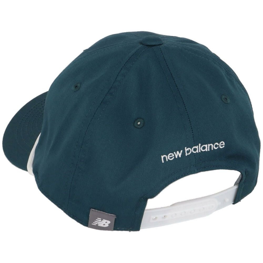ニューバランスゴルフ　ロゴワッペン セミカーブド メンズ ブリムキャップ 012-5187004 182 NEWSPRUCE　2025年モデル 詳細2
