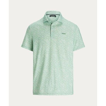 RLX GOLF　メンズ プリントデザイン エアフロー 半袖 ポロシャツ2025年モデル グリーン