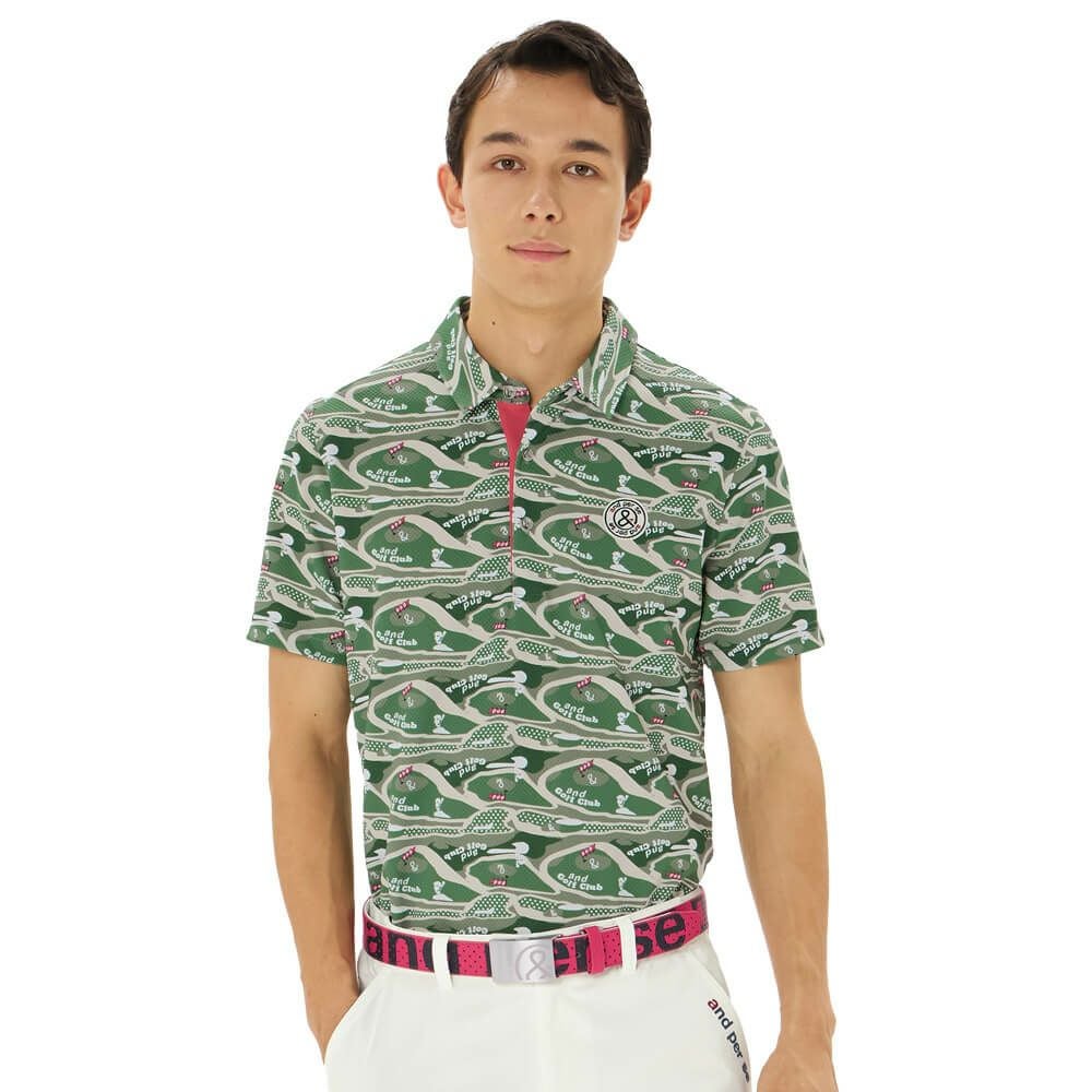 アンパスィ and per se　メンズ スイングドライディンプル 半袖 ポロシャツ AMS9625X2　2025年モデル 詳細5