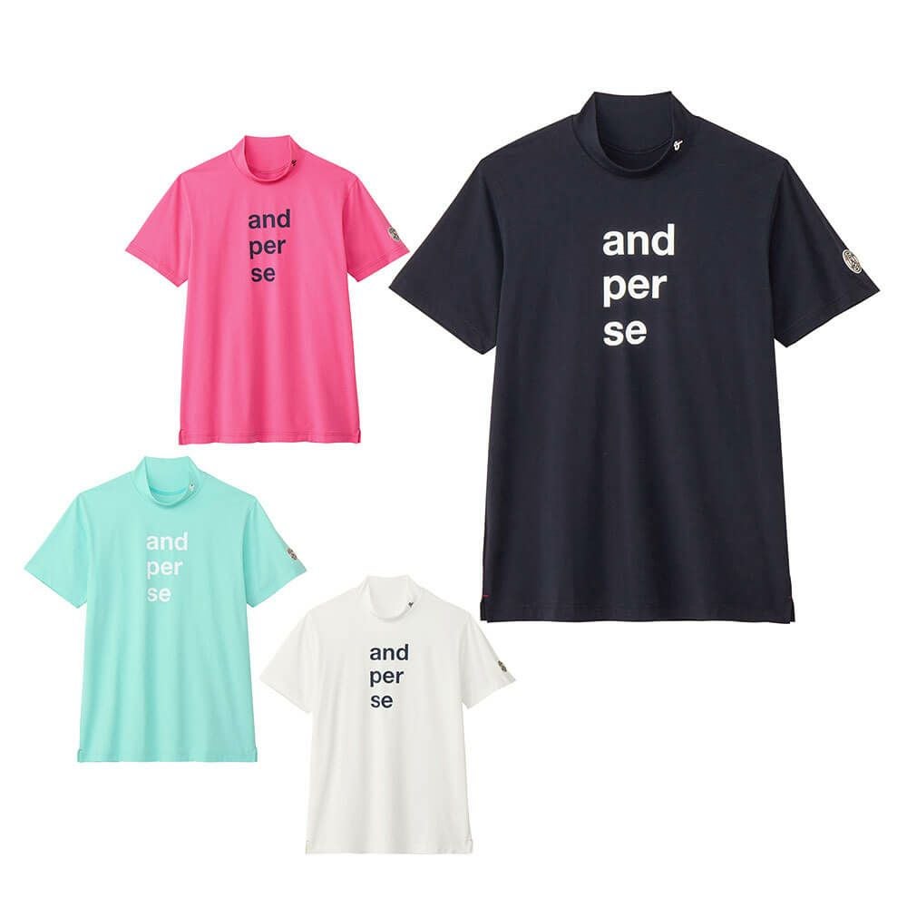 アンパスィ（and per se） 半袖 ハイネックシャツ メンズ 通販｜【公式