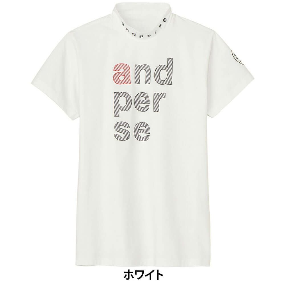 アンパスィ and per se　レディース リファインドライ 半袖 モックネックシャツ AFS9505V5　2025年モデル 詳細2