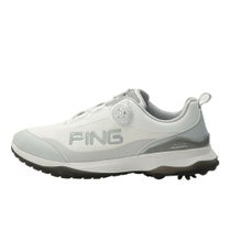 ピン PING　メンズ Arizona Blade Sole アリゾナ ブレードソール ソフトスパイク ゴルフシューズ 621-5992201 030 ホワイト　2025年モデル