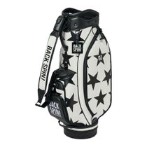 バックスピンゴルフ BACK SPIN! GOLF BIG STAR TOUR ビッグスター ツアー キャディバッグ BSBD02C106 WHITE×BLACK 2025年モデル