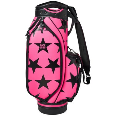 バックスピンゴルフ BACK SPIN! GOLF　BIG STAR TOUR ビッグスター ツアー キャディバッグ BSBD02C106 PINK×BLACK　2025年モデル ピンク×ブラック 詳細3