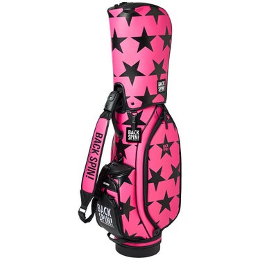 バックスピンゴルフ BACK SPIN! GOLF　BIG STAR TOUR ビッグスター ツアー キャディバッグ BSBD02C106 PINK×BLACK　2025年モデル ピンク×ブラック 詳細5