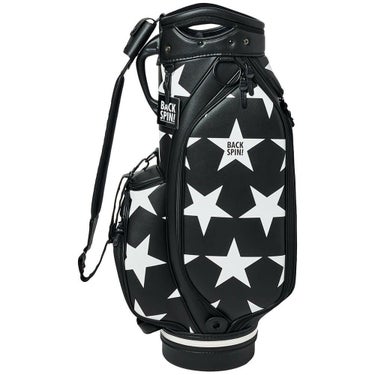 バックスピンゴルフ BACK SPIN! GOLF　BIG STAR TOUR ビッグスター ツアー キャディバッグ BSBD02C106 BLACK×WHITE　2025年モデル ブラック×ホワイト 詳細1