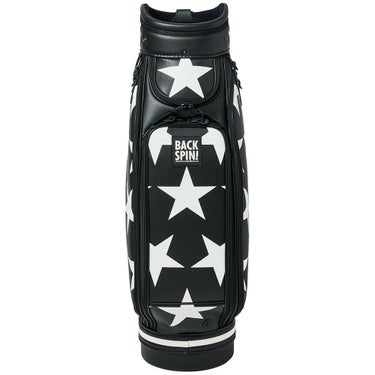 バックスピンゴルフ BACK SPIN! GOLF　BIG STAR TOUR ビッグスター ツアー キャディバッグ BSBD02C106 BLACK×WHITE　2025年モデル ブラック×ホワイト 詳細2