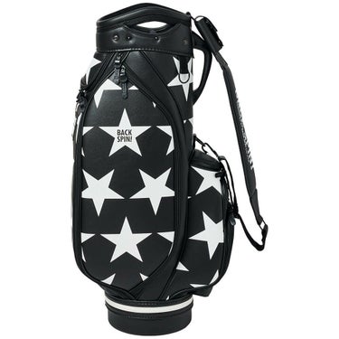 バックスピンゴルフ BACK SPIN! GOLF　BIG STAR TOUR ビッグスター ツアー キャディバッグ BSBD02C106 BLACK×WHITE　2025年モデル ブラック×ホワイト 詳細3