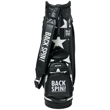 バックスピンゴルフ BACK SPIN! GOLF　BIG STAR TOUR ビッグスター ツアー キャディバッグ BSBD02C106 BLACK×WHITE　2025年モデル ブラック×ホワイト 詳細4