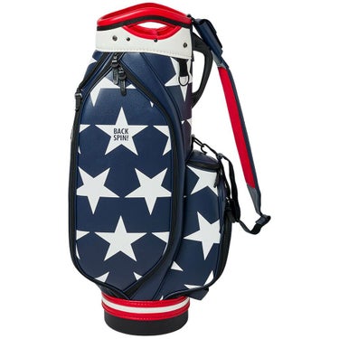 バックスピンゴルフ BACK SPIN! GOLF　BIG STAR TOUR ビッグスター ツアー キャディバッグ BSBD02C106 NAVY×WHITE　2025年モデル ネイビー×ホワイト 詳細3