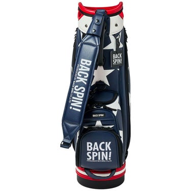 バックスピンゴルフ BACK SPIN! GOLF　BIG STAR TOUR ビッグスター ツアー キャディバッグ BSBD02C106 NAVY×WHITE　2025年モデル ネイビー×ホワイト 詳細4