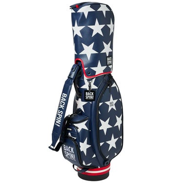 バックスピンゴルフ BACK SPIN! GOLF　BIG STAR TOUR ビッグスター ツアー キャディバッグ BSBD02C106 NAVY×WHITE　2025年モデル ネイビー×ホワイト 詳細5
