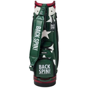 バックスピンゴルフ BACK SPIN! GOLF　BIG STAR TOUR ビッグスター ツアー キャディバッグ BSBD02C106 GREEN×WHITE　2025年モデル グリーン×ホワイト 詳細4