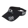 オークリー OAKLEY　メンズ FIXED VISOR 25.0 立体刺繍ロゴ サンバイザー FOS902027 02E BLACKOUT　2025年モデル BLACKOUT