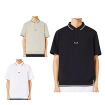 オークリー OAKLEY メンズ ロゴプリント 半袖 リブ衿 ポロシャツ FOA407601 2025年モデル