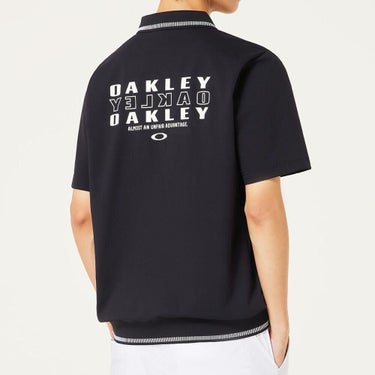 オークリー OAKLEY　メンズ ロゴプリント 半袖 リブ衿 ポロシャツ FOA407601　2025年モデル 詳細3