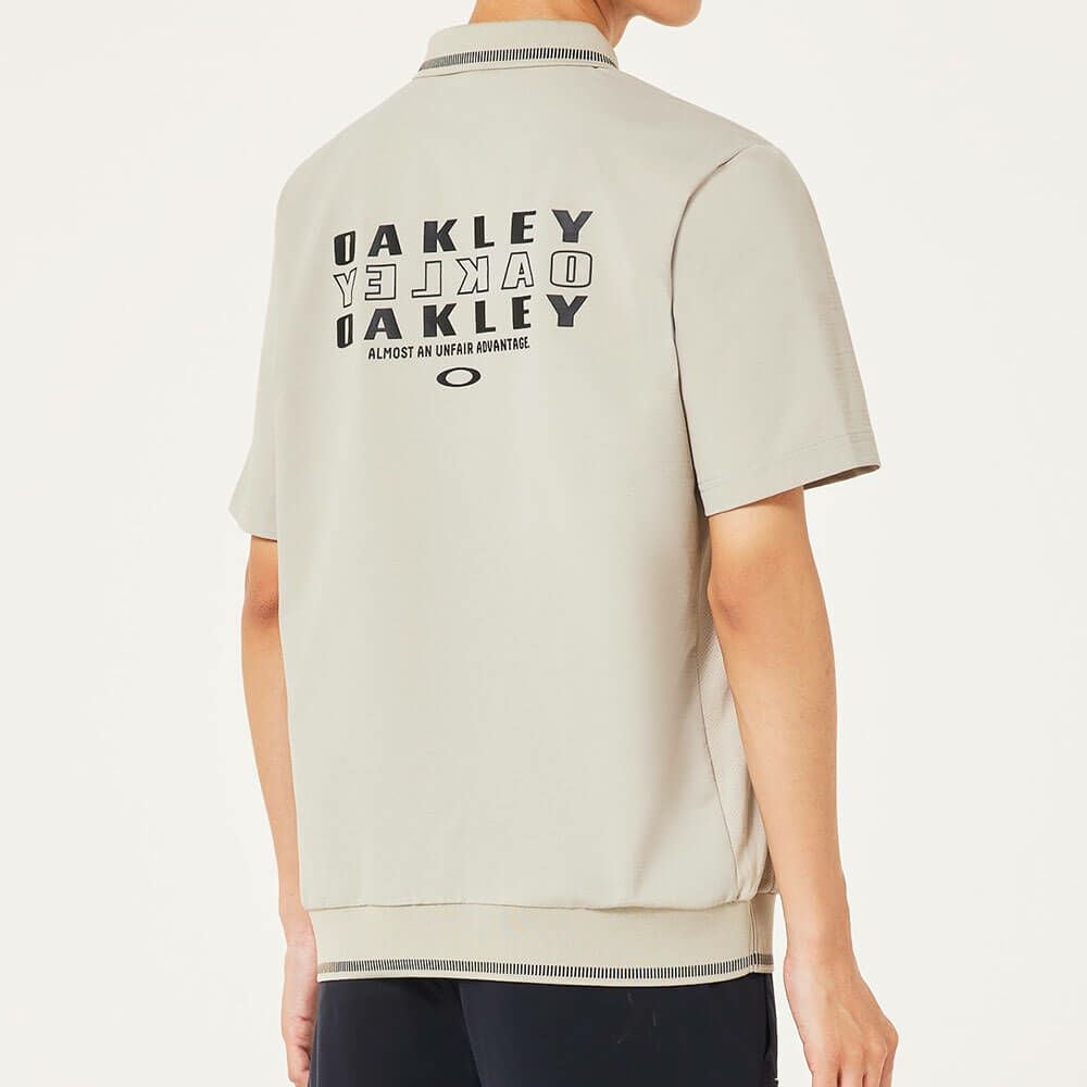 オークリー OAKLEY　メンズ ロゴプリント 半袖 リブ衿 ポロシャツ FOA407601　2025年モデル 詳細8
