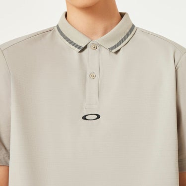オークリー OAKLEY　メンズ ロゴプリント 半袖 リブ衿 ポロシャツ FOA407601　2025年モデル 詳細10