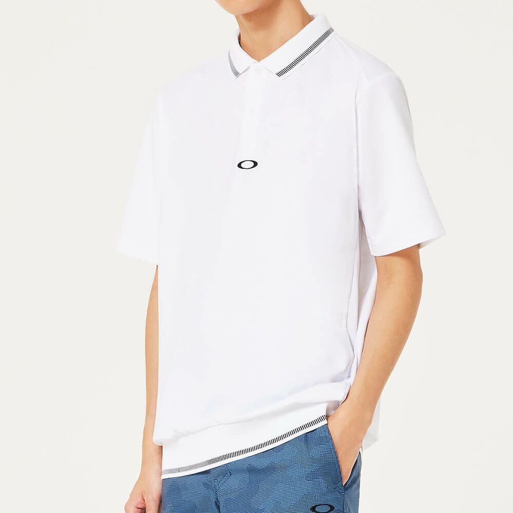 オークリー OAKLEY　メンズ ロゴプリント 半袖 リブ衿 ポロシャツ FOA407601　2025年モデル 詳細15