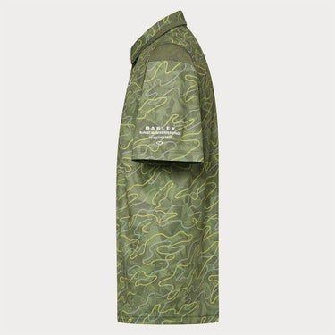 オークリー OAKLEY　メンズ カモフラージュ柄 メッシュ切替 半袖 ポロシャツ FOA407602　2025年モデル 詳細12